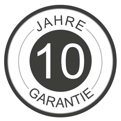 10 Jahre Garantie